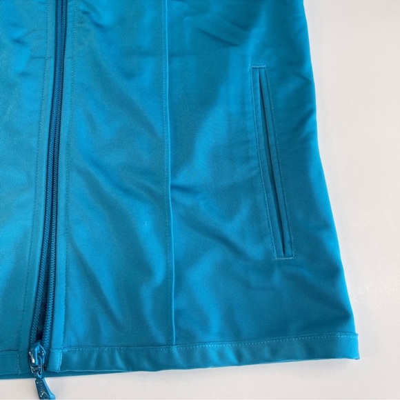 Adidas Full Zip Retro Track Jacket Turquoise Women’s Size Small - Picture 8 of 12